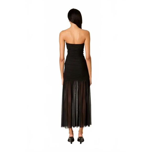 NEW NIA nola strapless dress in black - Picture 3 of 4